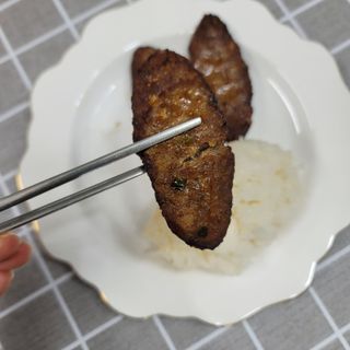 한성기업 명란한 떡갈비 — 5점을 준 리뷰어가 2021년 10월 올린 사용 사진