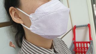 [이지아 마스크] 애니가드 더솔루션마스크, 컬러 5종 대형[이지아 마스크] 애니가드 더솔루션마스크, 컬러 — 5점을 준 리뷰어가 2021년 4월 올린 사용 사진