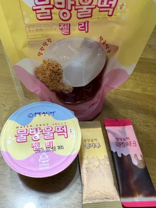 (주) 피치코리아 물방울떡젤리 X 2개입 — 3.5점을 준 리뷰어가 2022년 11월 올린 사용 사진