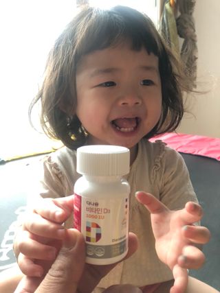 다나음 츄어블 비타민D 1000IU (130ml x 60캡슐) — 5점을 준 리뷰어가 2023년 3월 올린 사용 사진