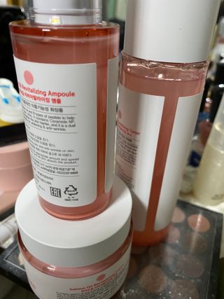 아이앤립 / EYENLIP 아이앤립 연어오일 리바이탈라이징 토너+앰플+크림 3종 세트 — 5점을 준 리뷰어가 2021년 7월 올린 사용 사진