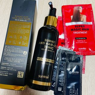썸헤어 / SUMHAIR 썸헤어 써밋 안티 헤어로스 토닉 — 4.5점을 준 리뷰어가 2021년 5월 올린 사용 사진