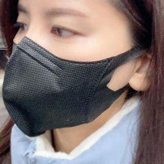 끌린에르 스포츠 귀편한 새부리형 마스크 — 5점을 준 리뷰어가 2022년 2월 올린 사용 사진