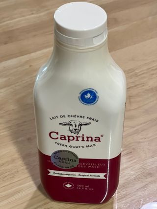 카프리나 프레쉬 산양밀크 어메이징 바디워시 500ml (오리지널향) — 5점을 준 리뷰어가 2023년 5월 올린 사용 사진