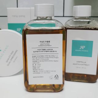 랑팡 병풀추출물150ml+어성초추출물150ml+스킨빅패드60매 — 5점을 준 리뷰어가 2021년 10월 올린 사용 사진