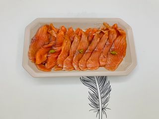 밸런스 다이어트랩 밸다랩 프리미엄 훈제연어 슬라이스 120g — 5점을 준 리뷰어가 2023년 4월 올린 사용 사진