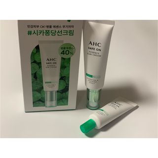 [AHC] 세이프온 에센스 선크림 올리브영 스페셜 증정 기획세트 — 4점을 준 리뷰어가 2022년 6월 올린 사용 사진