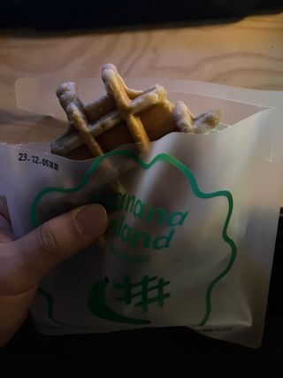 바나나아일랜드 그린바나나 와플 — 5점을 준 리뷰어가 2023년 4월 올린 사용 사진