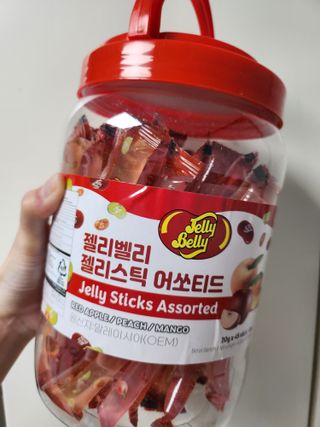 젤리벨리 젤리스틱 어쏘티드 900g — 5점을 준 리뷰어가 2022년 9월 올린 사용 사진