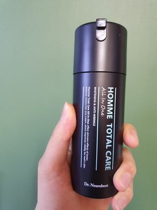 Dr.느루벗 느루벗 옴므 토탈 케어 올인원 118ml 남자 남성 스킨 로션 에센스 크림 화장품 — 5점을 준 리뷰어가 2021년 4월 올린 사용 사진