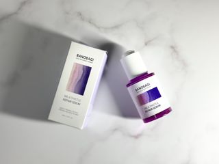 바노바기 코스메틱 바노바기 밀크 씨슬 리페어 세럼 30ml & 크림 50ml — 5점을 준 리뷰어가 2024년 5월 올린 사용 사진