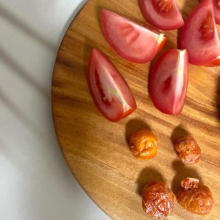 레드닥터 완숙토마토 + 통째로 동결건조한 대추방울토마토 — 5점을 준 리뷰어가 2022년 11월 올린 사용 사진