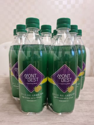 몽베스트 Montbest with Sparkling water Lemon OR Lime 20병(랜덤) — 5점을 준 리뷰어가 2021년 10월 올린 사용 사진