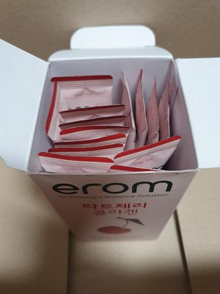 이롬 erom 타트체리 콜라겐 — 5점을 준 리뷰어가 2021년 3월 올린 사용 사진