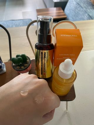 체르엠 비타민 브라이트닝 에센스 + 콜라겐앰플 세트 — 5점을 준 리뷰어가 2021년 7월 올린 사용 사진
