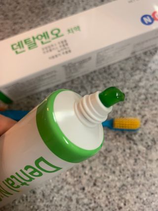 프리마인 유해균 뿐만 아니라 유익균까지 씻어내는 치약은 그만, 건강한 구강환경을 만드는 덴탈엔오 — 4.5점을 준 리뷰어가 2022년 12월 올린 사용 사진