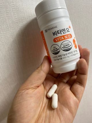 프리마인 성큼다가온 봄, 이너뷰티를 챙겨야 피부도 화사하게, 컨디션도 활기차게. 흡수율을 높인 고효율 비타민. — 4.5점을 준 리뷰어가 2023년 4월 올린 사용 사진