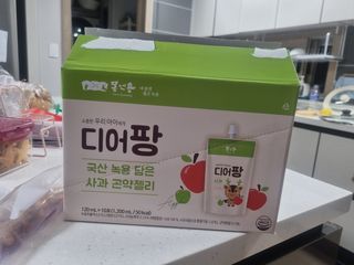 [몸엔용] 우리 아이 건강간식, 달콤한 녹용곤약젤리 디어팡 4종 — 5점을 준 리뷰어가 2021년 8월 올린 사용 사진