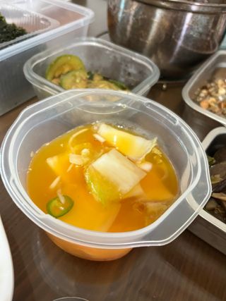 셰프애찬 단호박 백김치 1kg — 5점을 준 리뷰어가 2022년 10월 올린 사용 사진