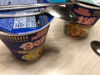 NISSIN 닛신 컵누들  4종 - 씨푸드오리지날, 씨푸드 스파이시, 씨푸드 커리, 씨푸드 XO소스 — 5점을 준 리뷰어가 2022년 12월 올린 사용 사진