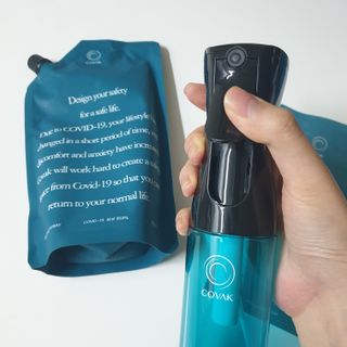 코박 covak 살균 스프레이 / 스페이스 살균제 — 5점을 준 리뷰어가 2022년 5월 올린 사용 사진
