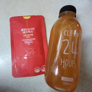 클린24시간 레드박스 1BOX(5포) + 전용보틀(500ml) — 5점을 준 리뷰어가 2024년 1월 올린 사용 사진