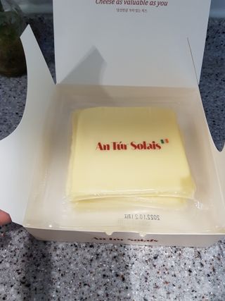 앙투어솔레 아일랜드 구워먹는 치즈 100 자연 치즈 와인안주 300g(100g x 3팩) — 5점을 준 리뷰어가 2022년 8월 올린 사용 사진