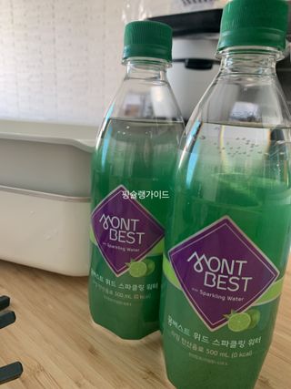 몽베스트 Montbest with Sparkling water Lime20병 — 5점을 준 리뷰어가 2021년 10월 올린 사용 사진