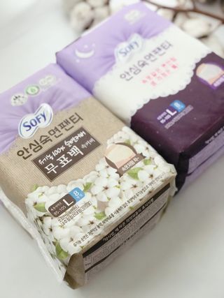 LG유니참 쏘피SOFY [SOFY] 안심숙면팬티/무표백속커버 — 4.5점을 준 리뷰어가 2021년 4월 올린 사용 사진