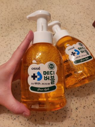 오쎄 메디버블 핸드워시폼 500ml 1+1 (그린애플향) — 5점을 준 리뷰어가 2023년 5월 올린 사용 사진