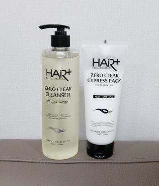 헤어플러스 제로클리어 샴푸 500ml, 두피팩 210ml 2종SET — 5점을 준 리뷰어가 2021년 3월 올린 사용 사진