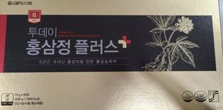 서울약사신협_투데이홍삼정플러스스틱_10g x 60포 — 5점을 준 리뷰어가 2021년 6월 올린 사용 사진