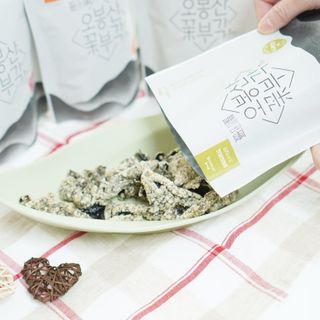 오봉산꽃부각 [만나식품] 오봉산 꽃부각 3가지 맛(오리지널, 새우맛, 매운고추맛) — 5점을 준 리뷰어가 2022년 12월 올린 사용 사진