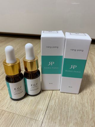 랑팡 EGF+FGF 10ppm 리포좀 앰플 원액 10ml — 5점을 준 리뷰어가 2021년 12월 올린 사용 사진