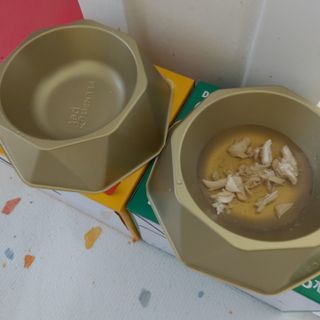 [세싹보울] 세균 싹~ 사라지는 셀앤핏 펫 항균동 애견식기 — 3.5점을 준 리뷰어가 2021년 6월 올린 사용 사진
