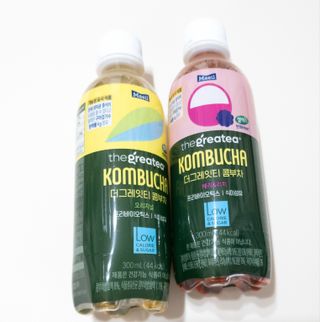 더그레잇티 콤부차 [매일유업] 더그레잇티 44kcal 콤부차 300ml *12개입 (오리지널 6개+베리리치 6개) — 5점을 준 리뷰어가 2023년 7월 올린 사용 사진