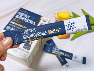메이준뉴트리 더블액션 프리바이오틱스 플러스+ — 5점을 준 리뷰어가 2021년 7월 올린 사용 사진