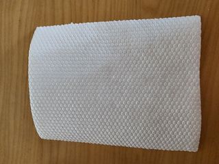 부직포나라 중금속유해물질ZERO 뜯어쓰는 주방 일회용수세미 60매 2매 — 5점을 준 리뷰어가 2022년 9월 올린 사용 사진