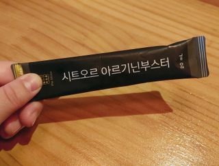 더리틀스 시트오르 아르기닌부스터 — 5점을 준 리뷰어가 2022년 11월 올린 사용 사진