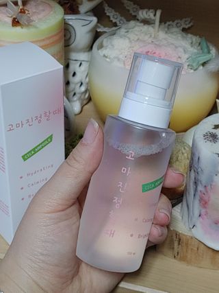 [시카앰플] 묘오한 고마진정할때 진정 스프레이 앰플 150ml — 5점을 준 리뷰어가 2021년 1월 올린 사용 사진