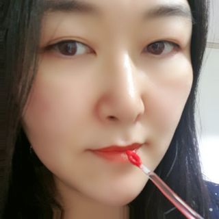 [블랙루즈]하프앤하프틴트 10종 中 벨벳5종 OR 글로우5종 중 택1 — 5점을 준 리뷰어가 2021년 2월 올린 사용 사진