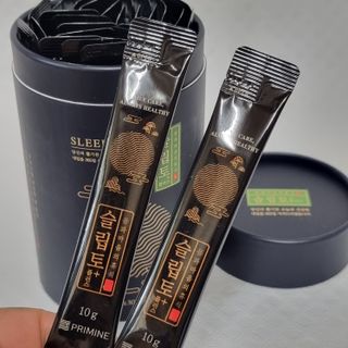 프리마인 자체 기업부설 연구소에서 찾아낸 건강한 수면의 비밀.  슬립토 플러스 30포 — 5점을 준 리뷰어가 2023년 5월 올린 사용 사진