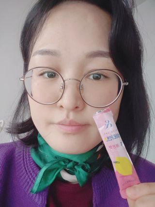 비타앤C 레몬맛, 망고맛 — 5점을 준 리뷰어가 2021년 4월 올린 사용 사진