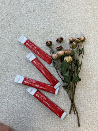 메타아르기닌 GC녹십자웰빙 메타 아르기닌 6000 플러스 오르니틴 — 4점을 준 리뷰어가 2022년 5월 올린 사용 사진