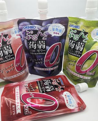 ORIHIRO 오리히로 곤약젤리 제로칼로리 130g 4종 4팩(맛별로 1팩씩) — 5점을 준 리뷰어가 2023년 3월 올린 사용 사진