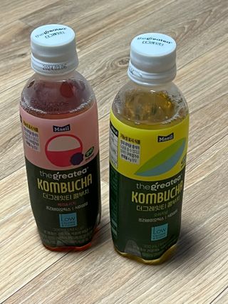 더그레잇티 콤부차 [매일유업] 더그레잇티 44kcal 콤부차 300ml *12개입 (오리지널 6개+베리리치 6개) — 5점을 준 리뷰어가 2023년 8월 올린 사용 사진