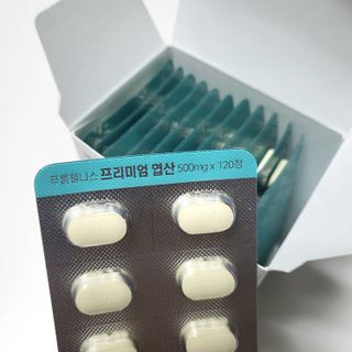 [푸름웰니스] 프리미엄 엽산 (500mgX120정) — 5점을 준 리뷰어가 2022년 4월 올린 사용 사진