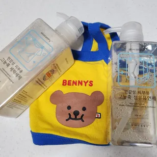 아토컴피 신생아와 반려동물도 사용가능한 고농축 세탁세제 섬유유연제 500ml 세트 (독일 피부과 임상시험 완료) — 5점을 준 리뷰어가 2022년 9월 올린 사용 사진