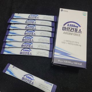자연에온 아르긴포스 L-아르기닌 5555mg 스틱 15개입 1박스 — 5점을 준 리뷰어가 2022년 1월 올린 사용 사진