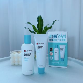 리더스코스메틱 리더스 카밍 바이오틱스 #1등 진정 기획세트 [에센스 워터150ml + 크림 마스크80ml] — 5점을 준 리뷰어가 2022년 9월 올린 사용 사진